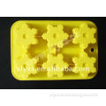 silicone bake pan with flower shaped